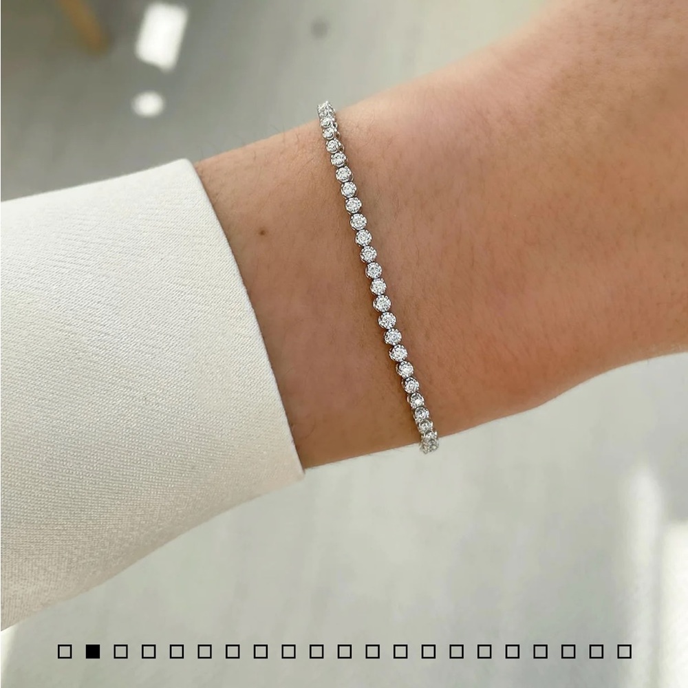 Ring Concierge Mini Diamond Tennis Bracelet